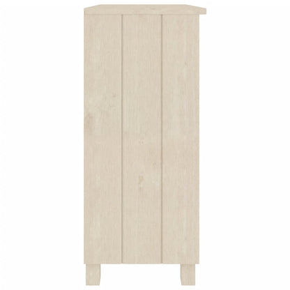 vidaXL Bahut HAMAR Marron miel 85x35x80 cm Bois de pin massif