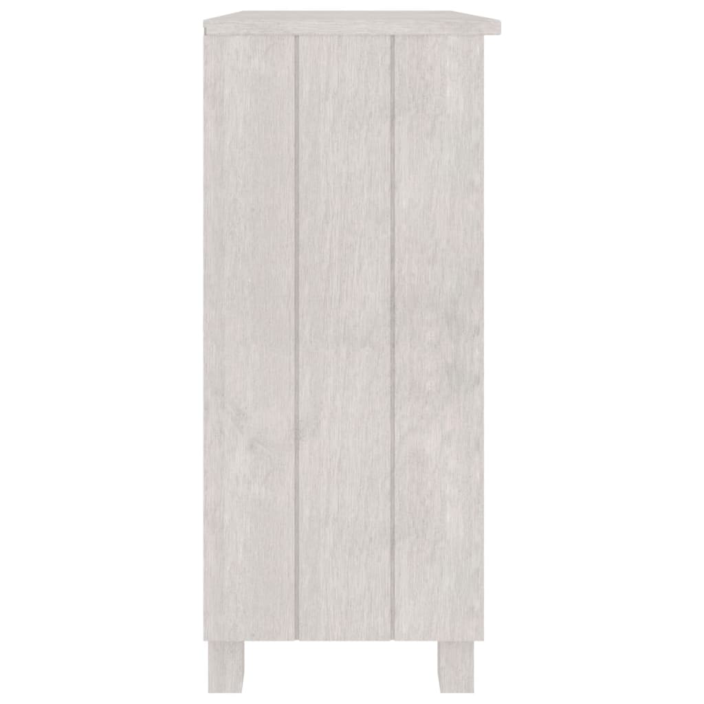 vidaXL Buffet HAMAR Blanc 85x35x80 cm Bois de pin massif
