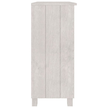 vidaXL Buffet HAMAR Blanc 85x35x80 cm Bois de pin massif