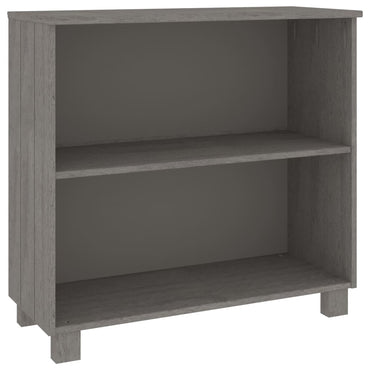 vidaXL Buffet HAMAR Gris clair 85x35x80 cm Bois de pin massif