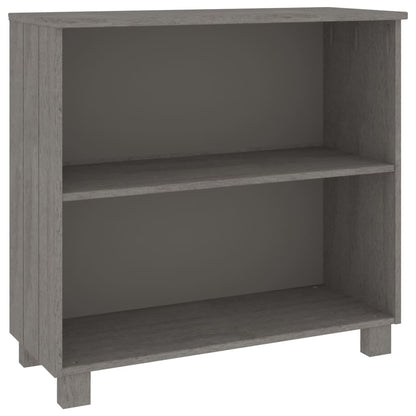 vidaXL Buffet HAMAR Gris clair 85x35x80 cm Bois de pin massif