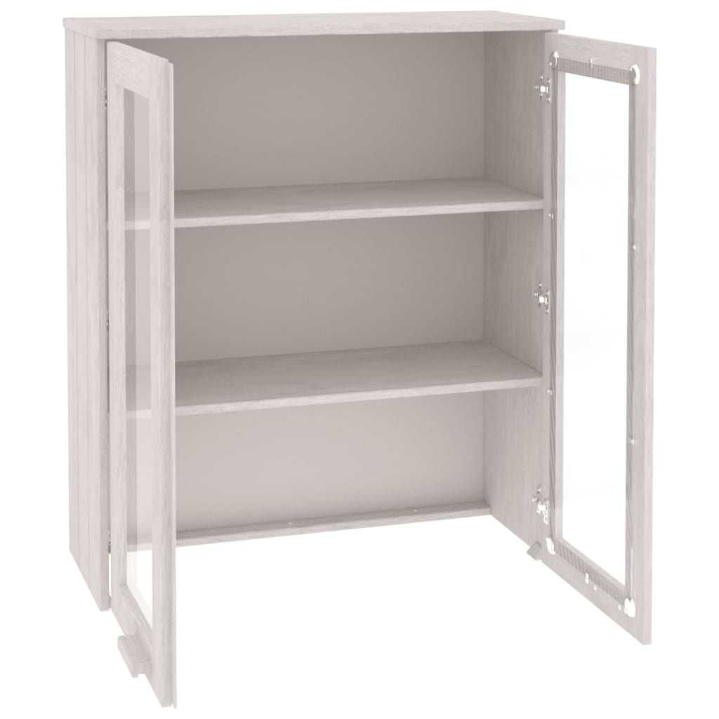 Dessus de bahut vidaXL HAMAR blanc 85x35x100 cm bois massif