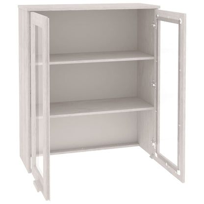 Dessus de bahut vidaXL HAMAR blanc 85x35x100 cm bois massif