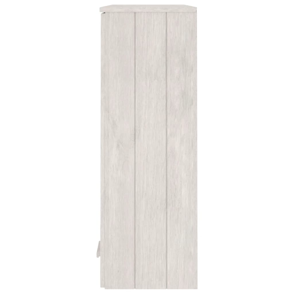 Dessus de bahut vidaXL HAMAR blanc 85x35x100 cm bois massif