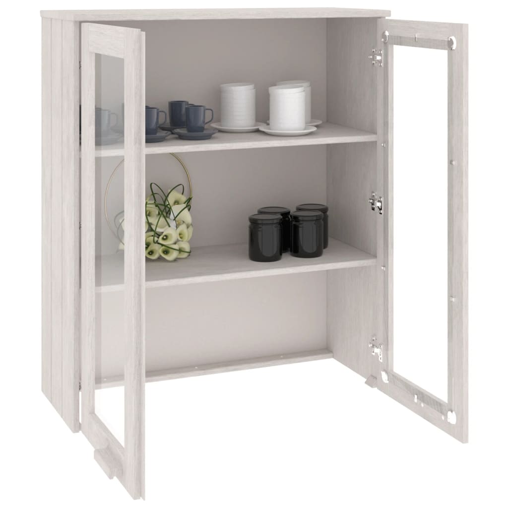 Dessus de bahut vidaXL HAMAR blanc 85x35x100 cm bois massif