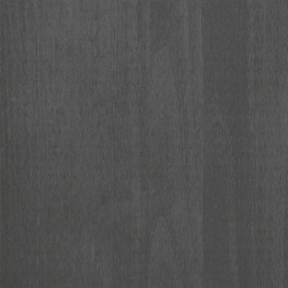 vidaXL Élément haut de vaisselier HAMAR gris foncé 85x35x100 cm bois massif