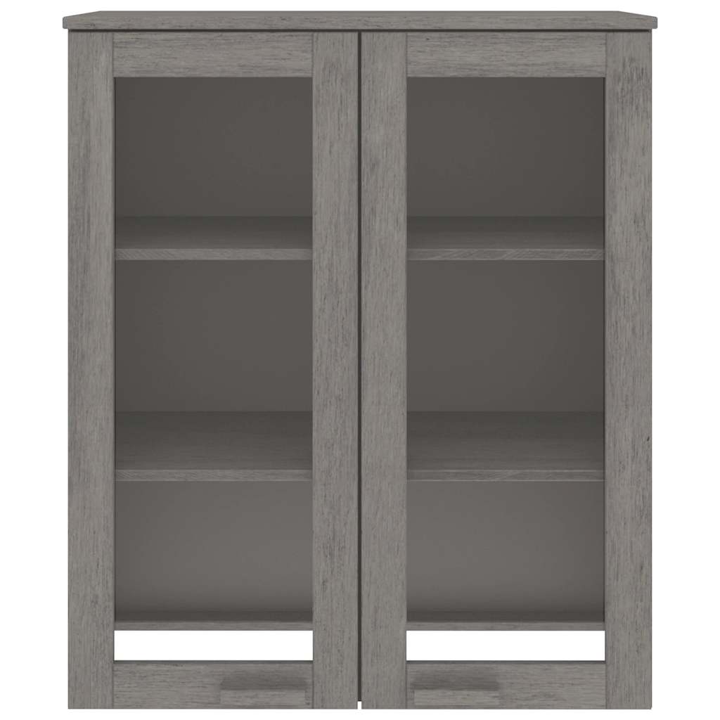 Dessus de buffet HAMAR gris clair vidaXL 85x35x100 cm bois massif