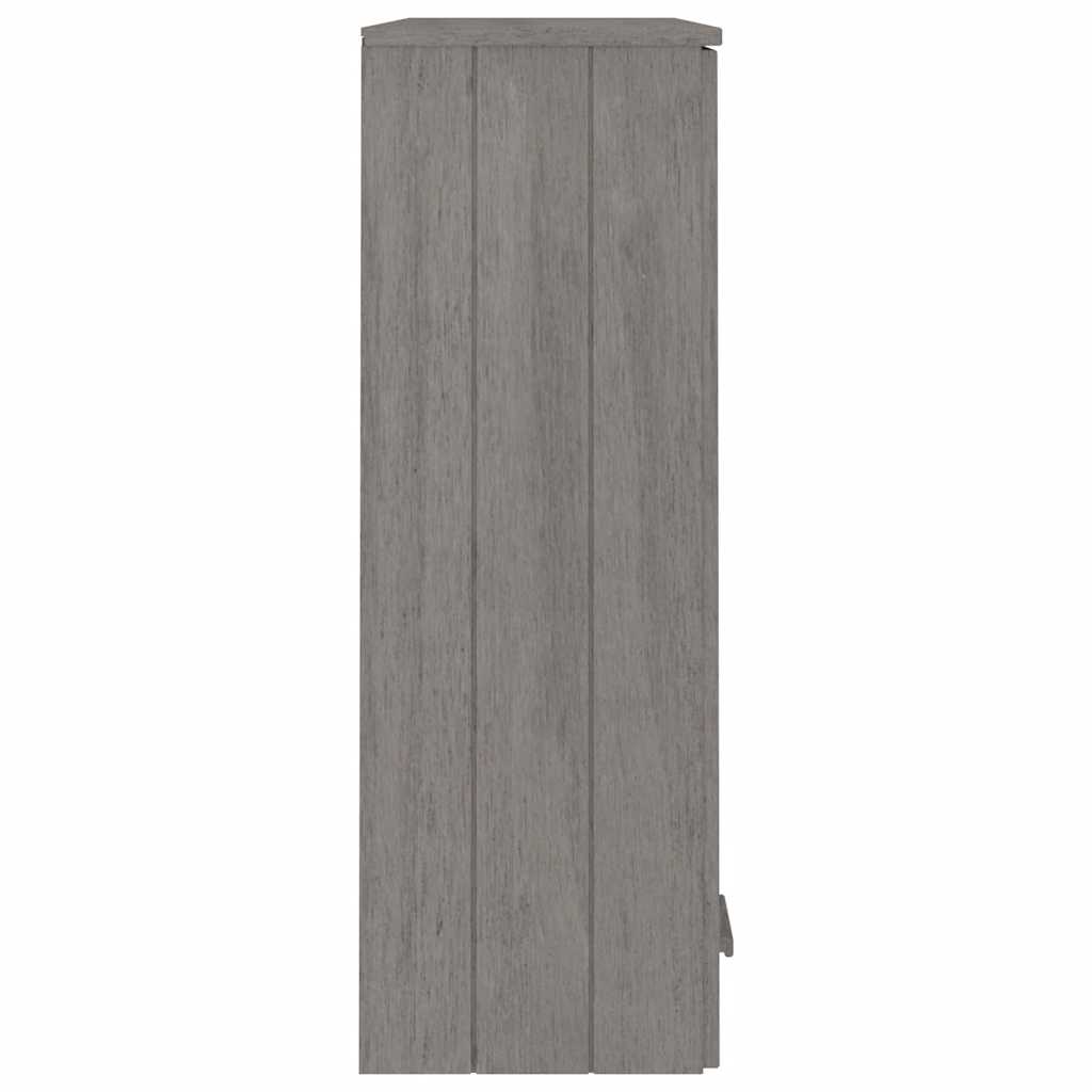 Dessus de buffet HAMAR gris clair vidaXL 85x35x100 cm bois massif