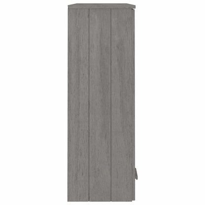 Dessus de buffet HAMAR gris clair vidaXL 85x35x100 cm bois massif