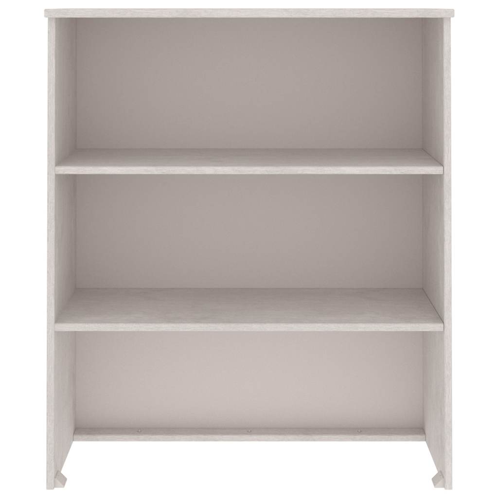 vidaXL Élément haut de bahut HAMAR blanc 85x35x100 cm bois massif