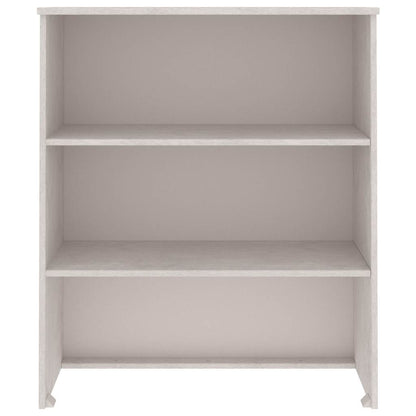 vidaXL Élément haut de bahut HAMAR blanc 85x35x100 cm bois massif