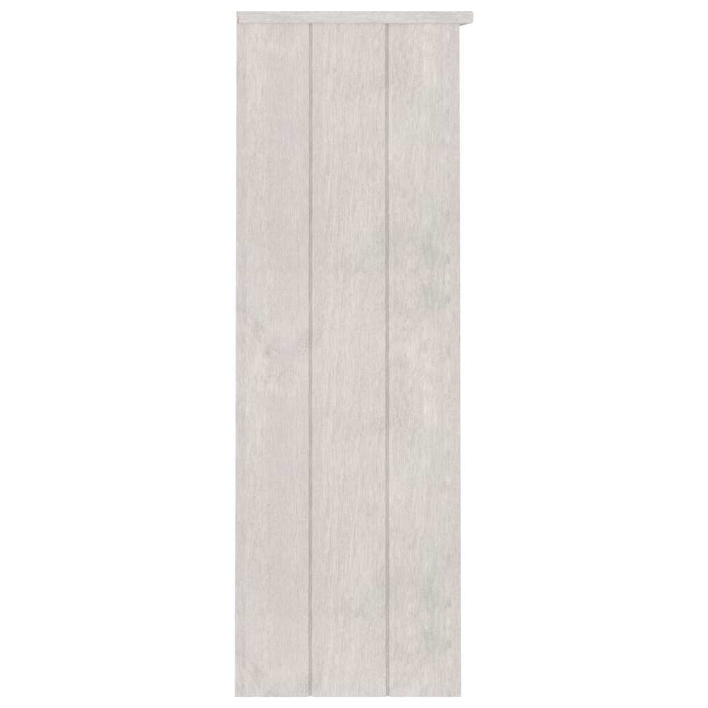 vidaXL Élément haut de bahut HAMAR blanc 85x35x100 cm bois massif