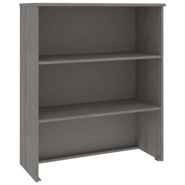Dessus de buffet HAMAR gris clair vidaXL 85x35x100 cm bois massif