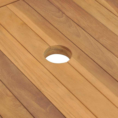 vidaXL Meuble lavabo avec lavabo en marbre crème Bois de teck massif