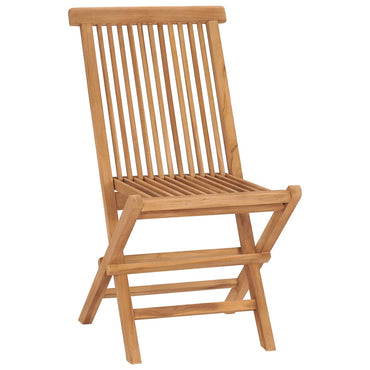 vidaXL Klappbare Gartenstühle 6 Stk. Massivholz Teak