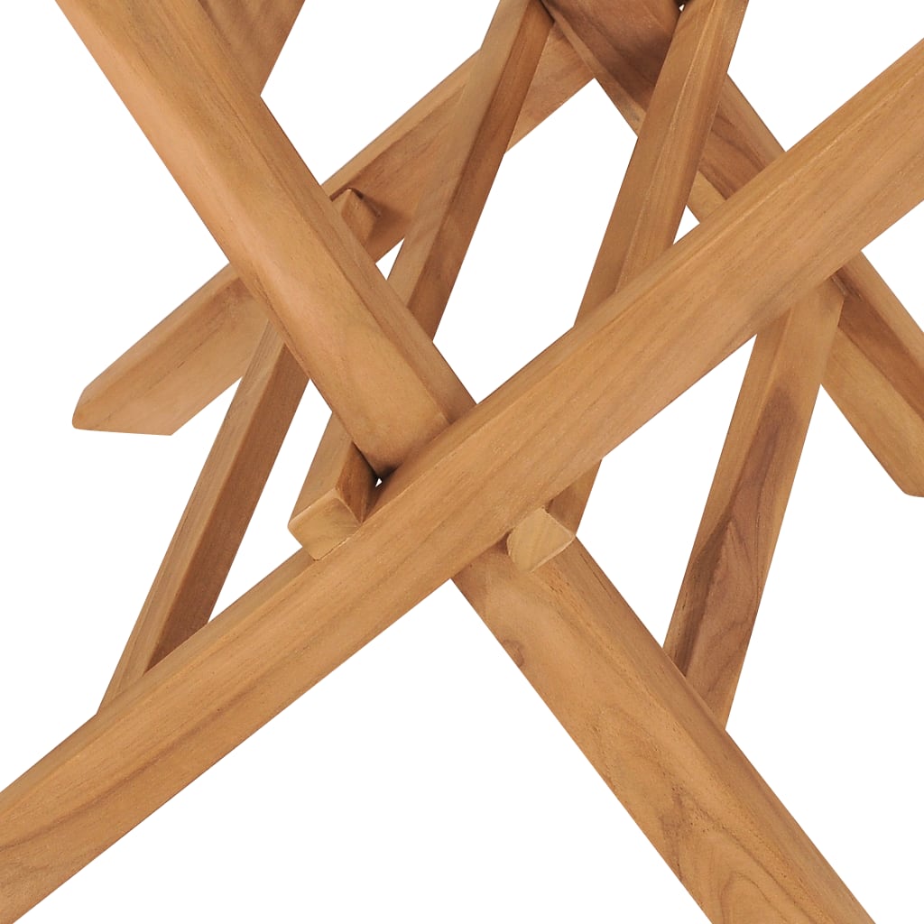 vidaXL Klappbare Gartenstühle 6 Stk. Massivholz Teak
