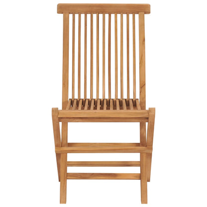 vidaXL Chaises de jardin pliantes 8 pcs. Bois de teck massif