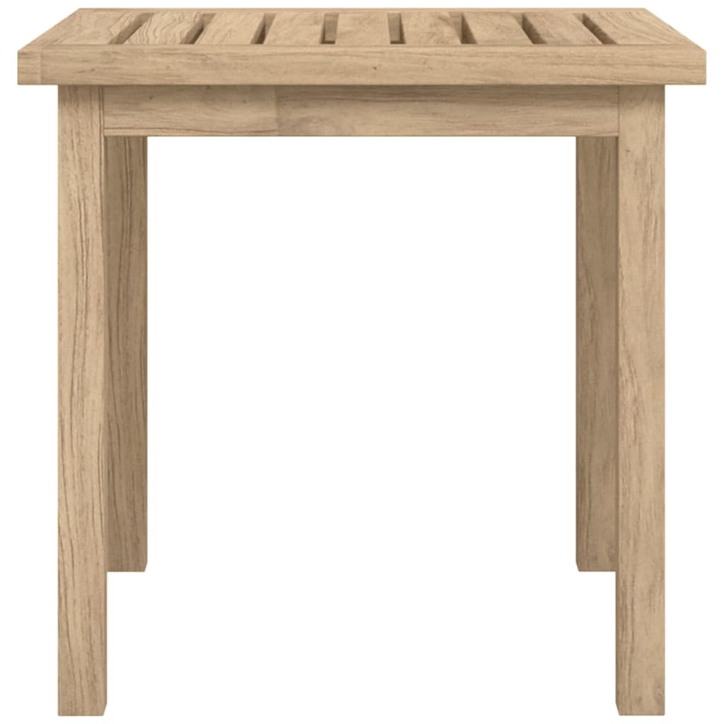 vidaXL Table d'appoint 45x45x45 cm en bois de teck massif