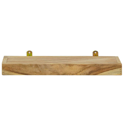 vidaXL Wandregale 2 Stk. 40x15x4 cm Massivholz Teak