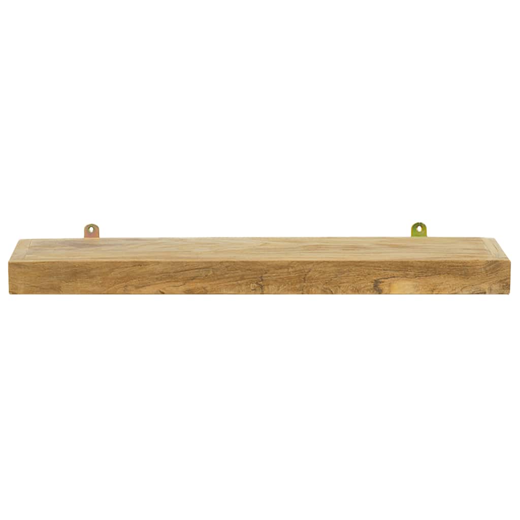 vidaXL Wandregale 2 Stk. 60x15x4 cm Massivholz Teak