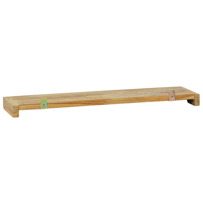 vidaXL Wandregale 2 Stk. 60x15x4 cm Massivholz Teak