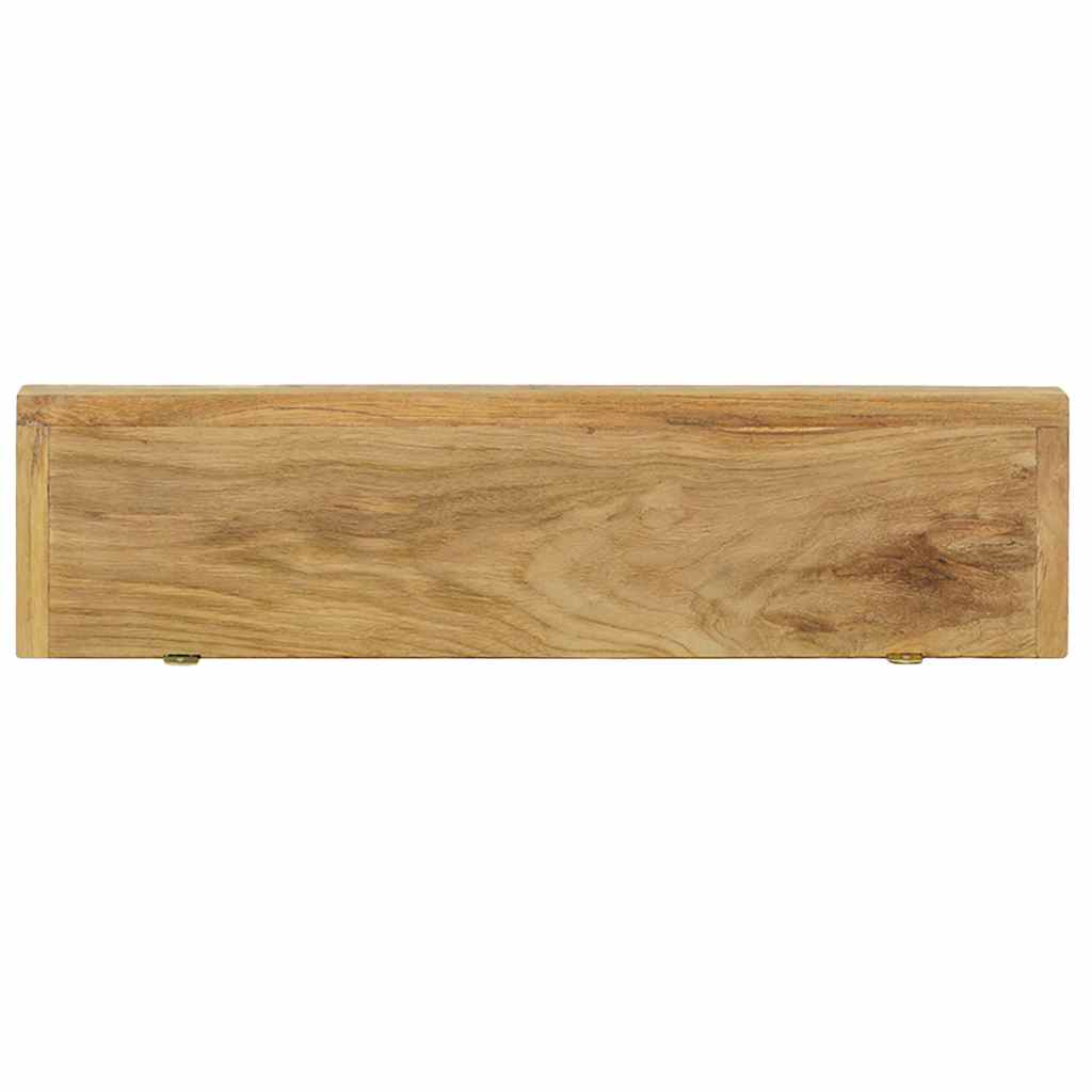 vidaXL Wandregale 2 Stk. 60x15x4 cm Massivholz Teak