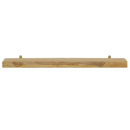 vidaXL Wandregale 2 Stk. 90x15x4 cm Massivholz Teak