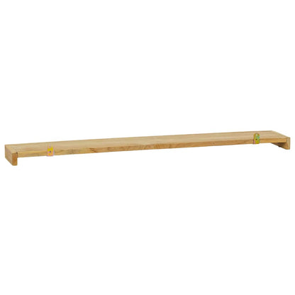 vidaXL Wandregale 2 Stk. 90x15x4 cm Massivholz Teak