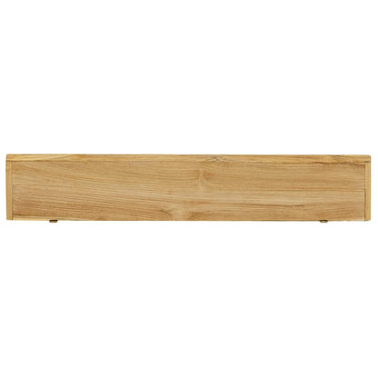 vidaXL Wandregale 2 Stk. 90x15x4 cm Massivholz Teak