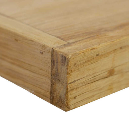 vidaXL Wandregale 2 Stk. 90x15x4 cm Massivholz Teak