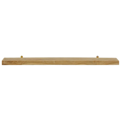 vidaXL Wandregale 2 Stk. 110x15x4 cm Massivholz Teak