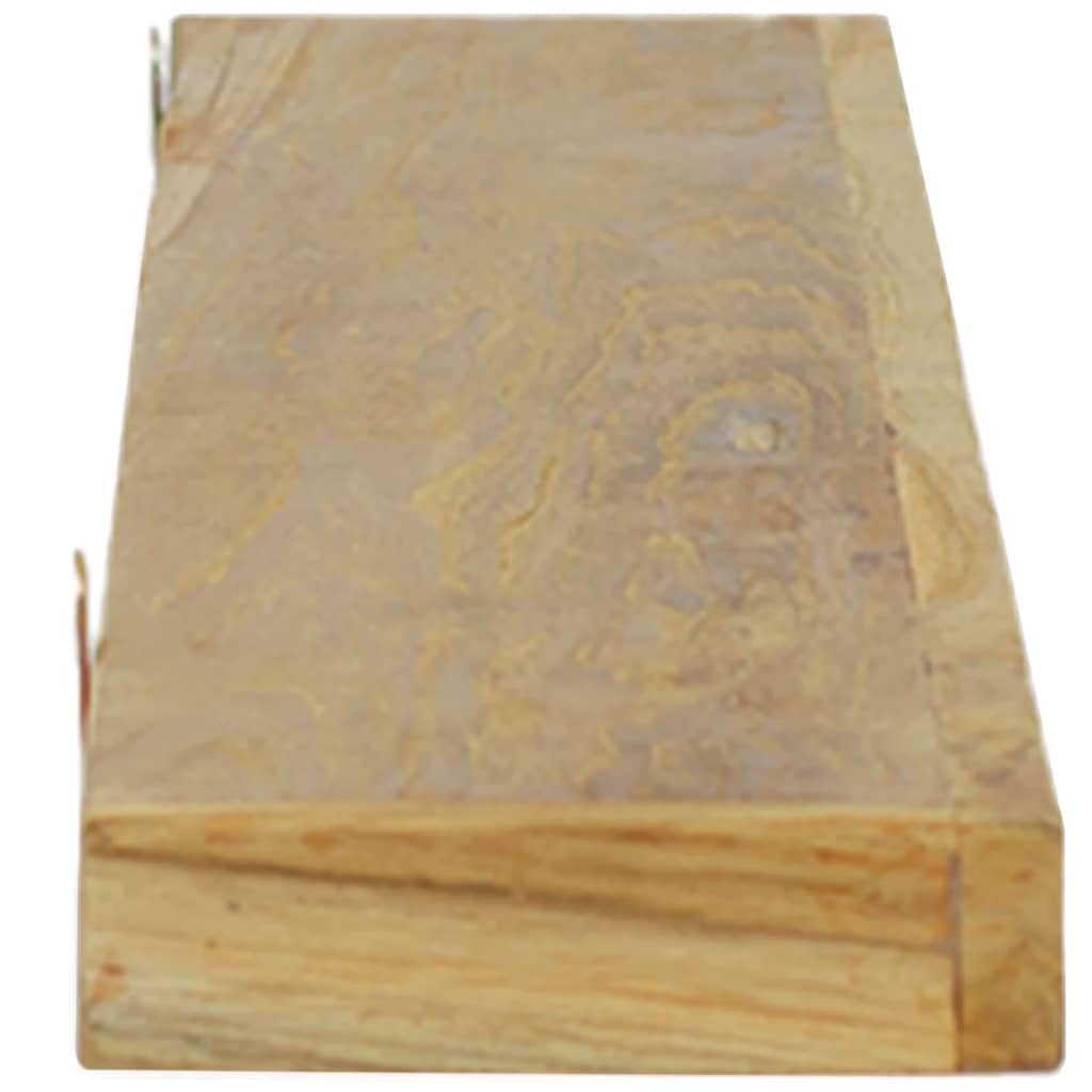 vidaXL Wandregale 2 Stk. 110x15x4 cm Massivholz Teak