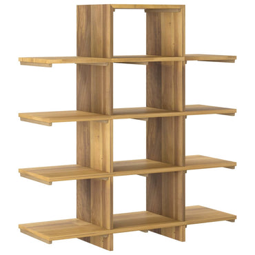 vidaXL Bücherregal 100x30x120 cm Massivholz Teak
