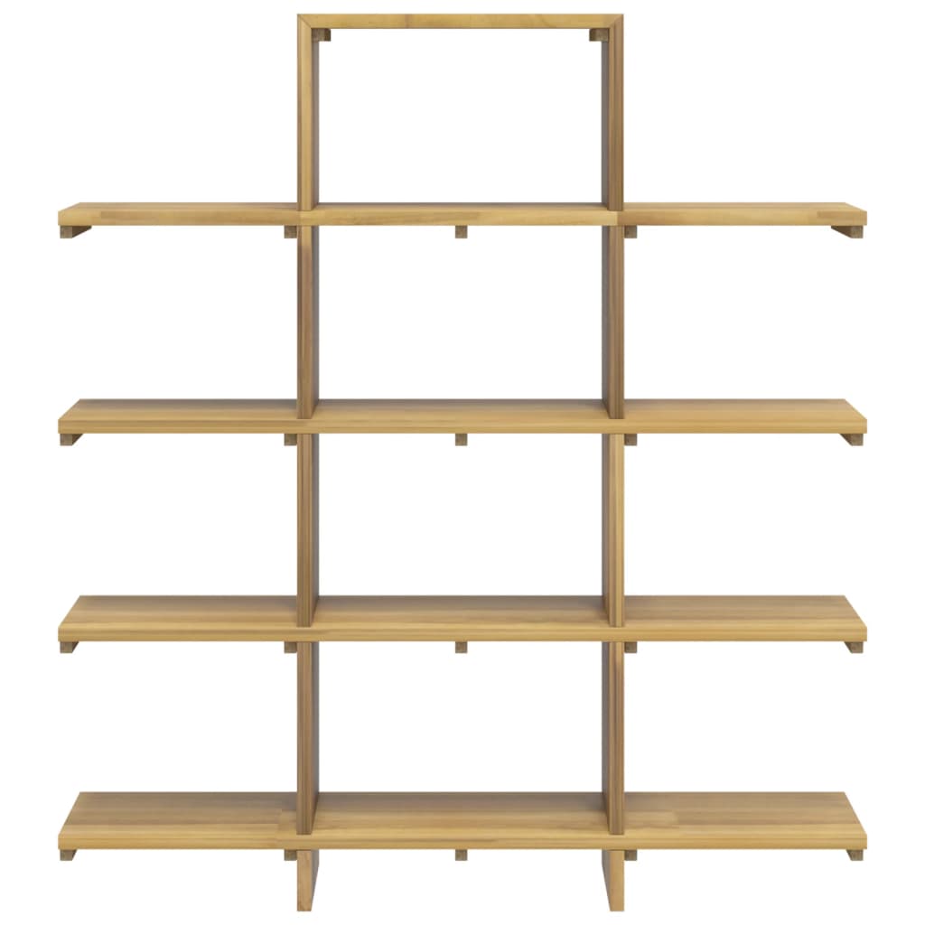 vidaXL Bücherregal 100x30x120 cm Massivholz Teak