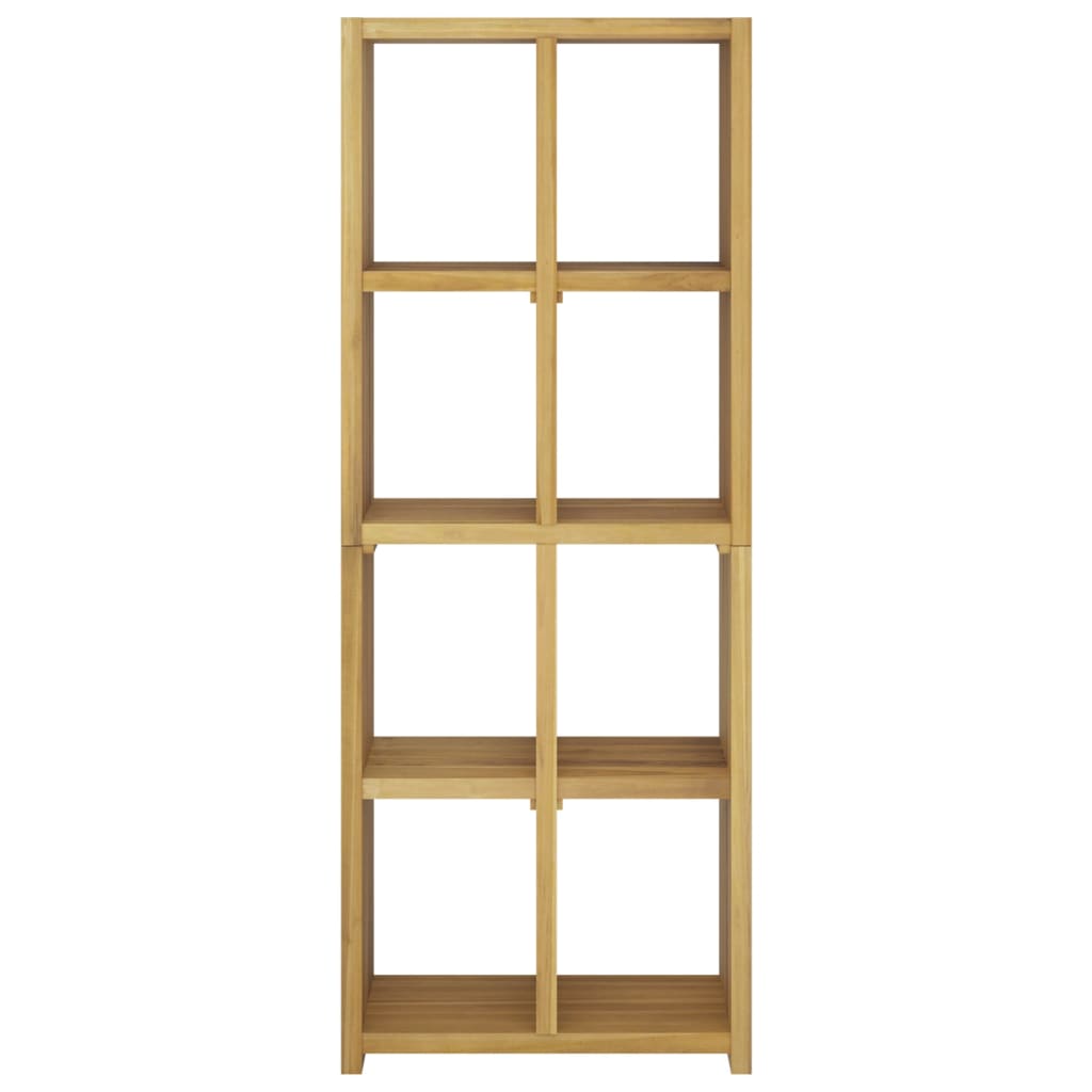 vidaXL Bücherregal 70x30x180 cm Massivholz Teak