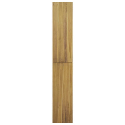 vidaXL Bücherregal 70x30x180 cm Massivholz Teak