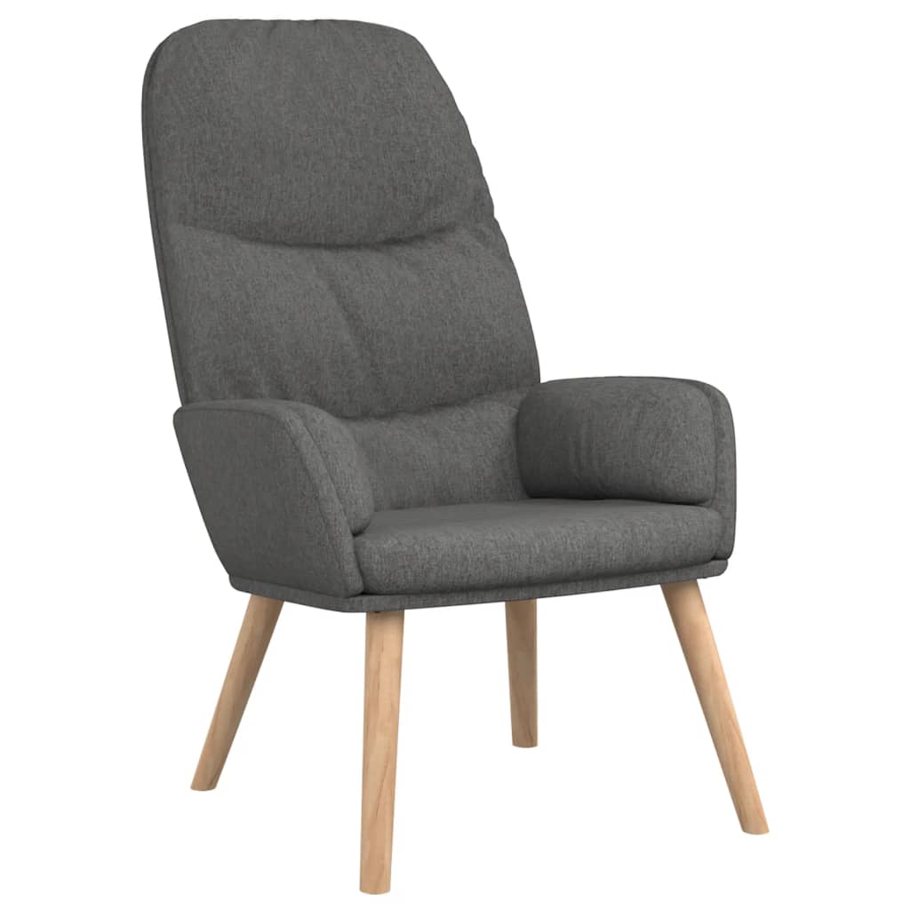vidaXL Fauteuil relax Gris clair Tissu