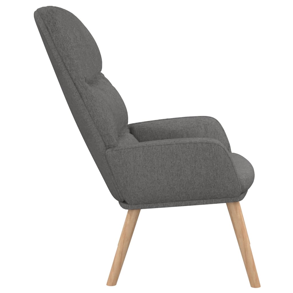vidaXL Fauteuil relax Gris clair Tissu