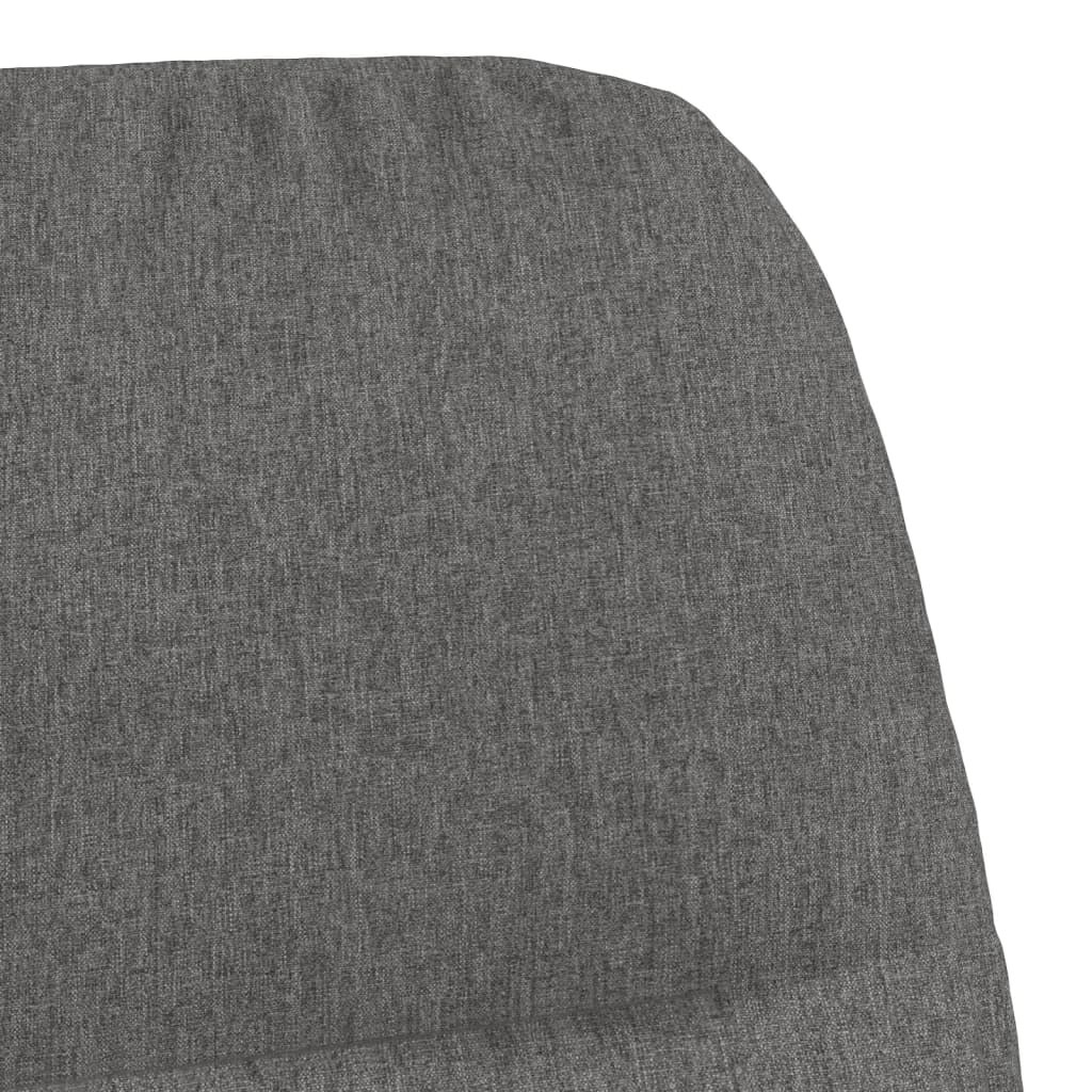 vidaXL Fauteuil relax Gris clair Tissu