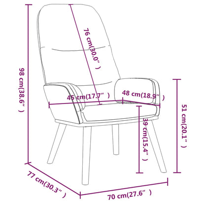 vidaXL Fauteuil relax Gris clair Tissu