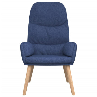 vidaXL Relaxsessel Blau Stoff