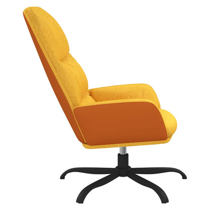 vidaXL Relaxsessel Senfgelb Stoff