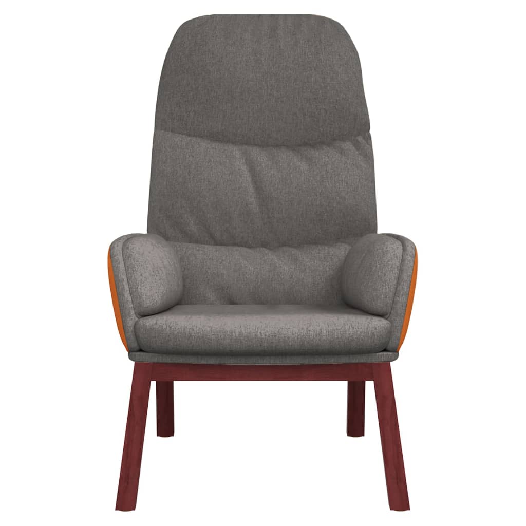 vidaXL Fauteuil relax Gris clair Tissu