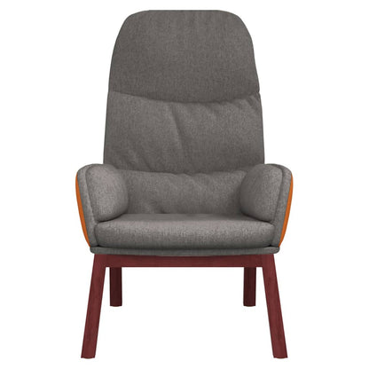 vidaXL Fauteuil relax Gris clair Tissu