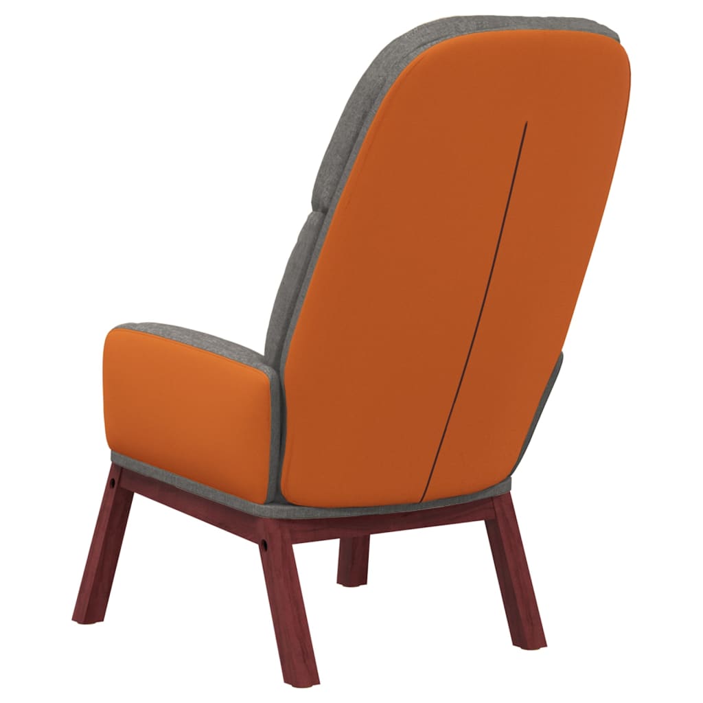 vidaXL Fauteuil relax Gris clair Tissu