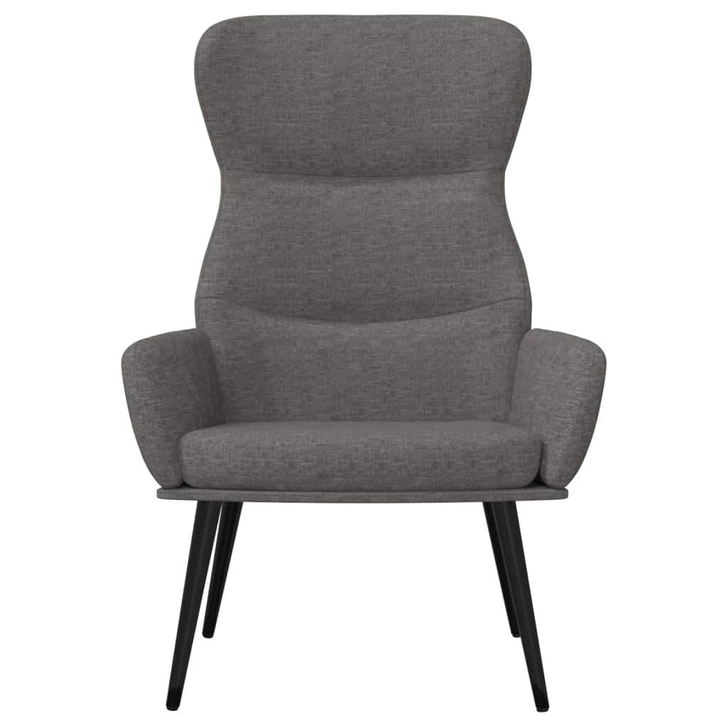 vidaXL Relaxsessel Hellgrau Stoff