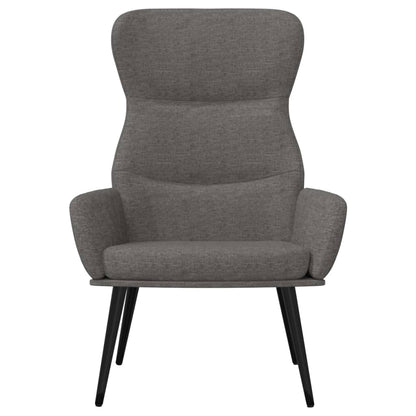 vidaXL Relaxsessel Hellgrau Stoff