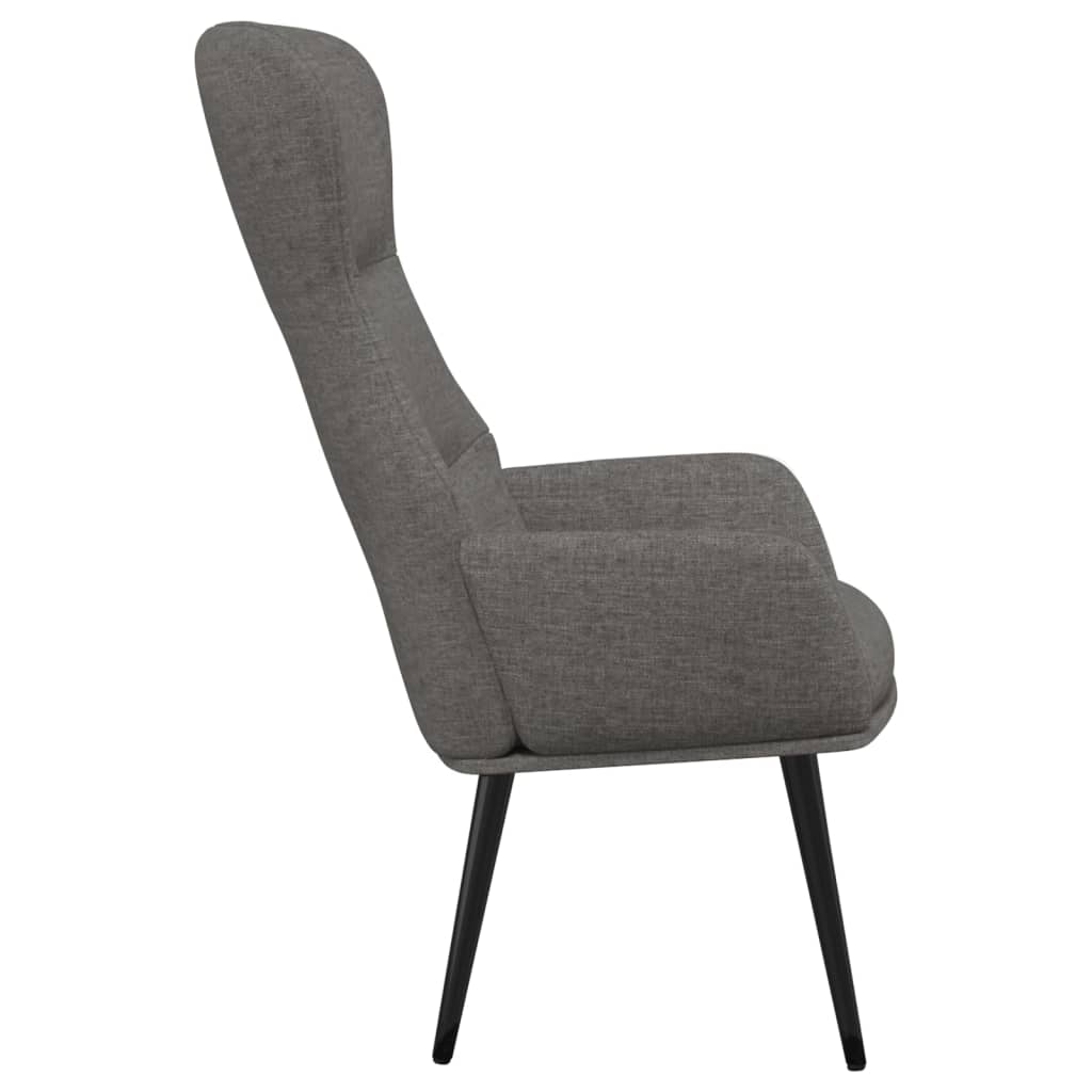 vidaXL Relaxsessel Hellgrau Stoff