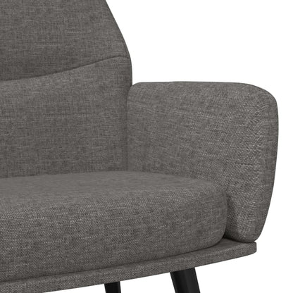 vidaXL Relaxsessel Hellgrau Stoff
