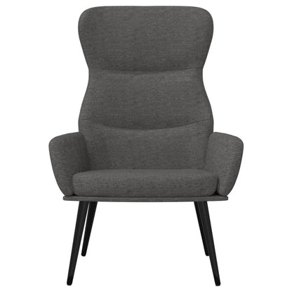 vidaXL Relaxsessel Dunkelgrau Stoff
